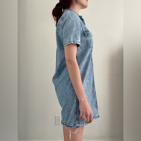 Button up Jean dress short sleeve Levi’s - Picture 2 of 3